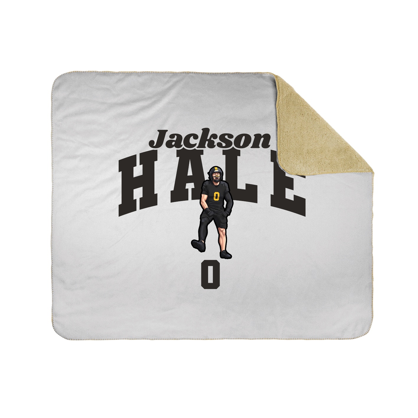 Throw Blanket — Signature Arch in White