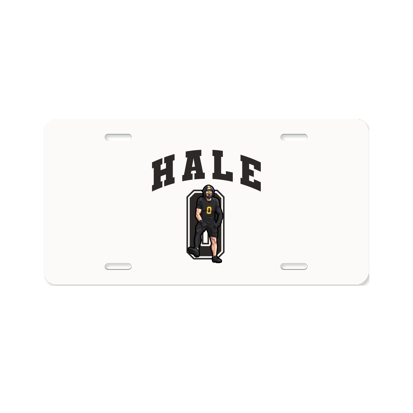License Plate — Number in Classic