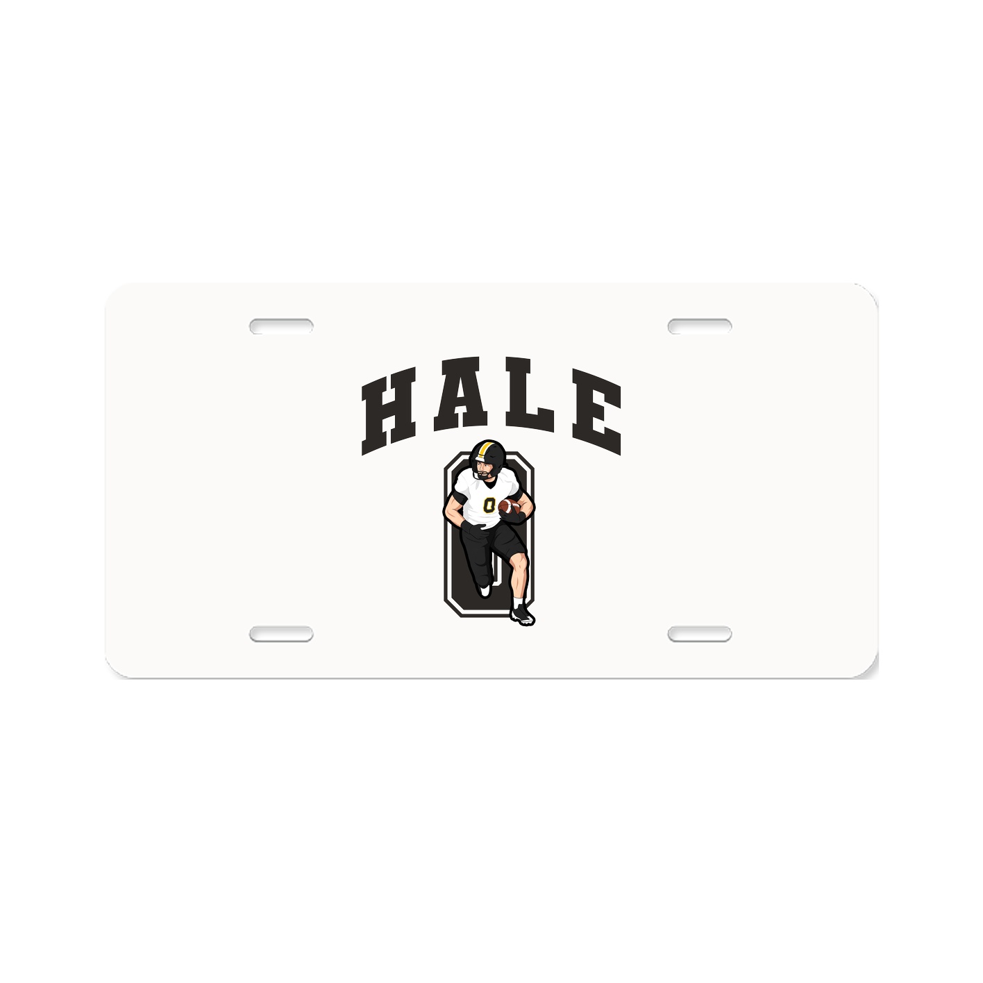 License Plate — Number in Classic