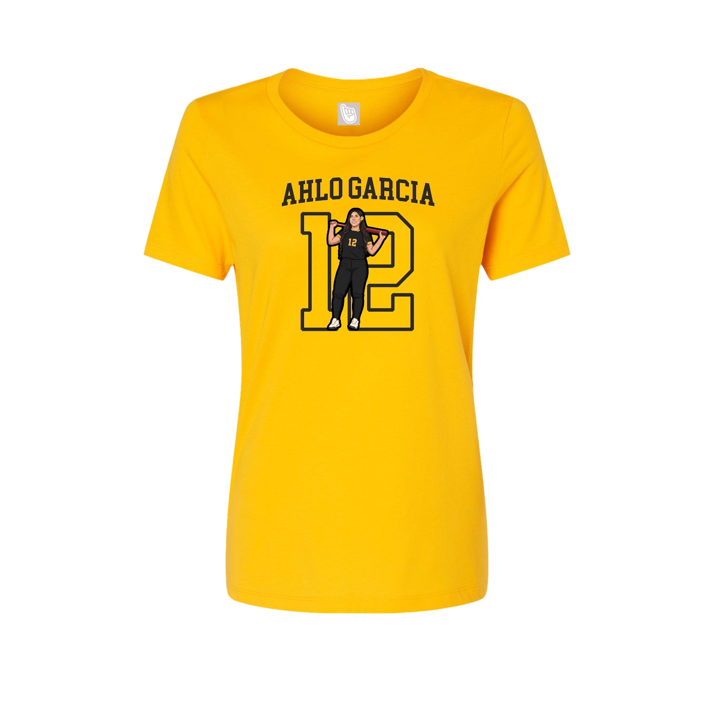 Fitted Women's Tee — Shirsey in Gold
