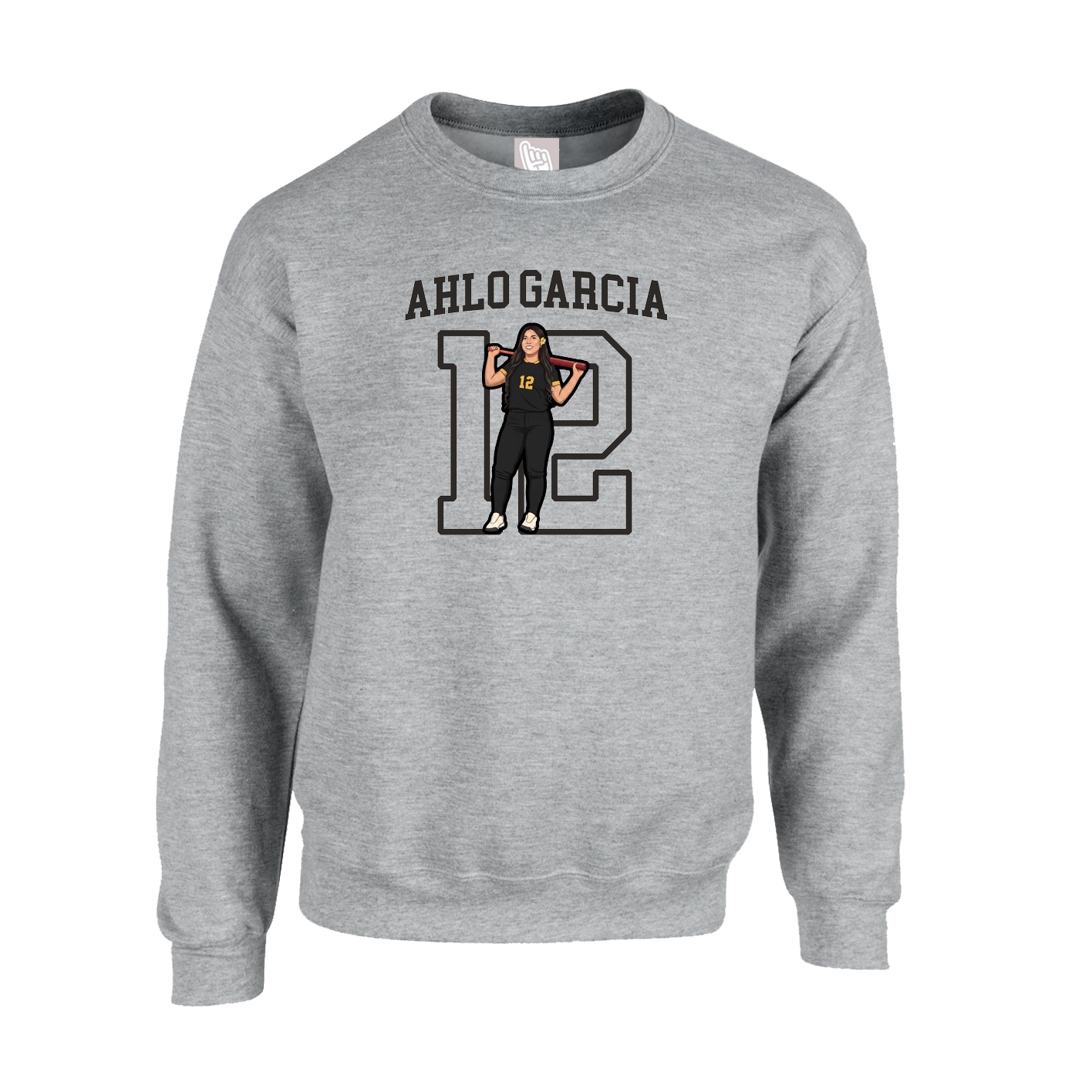 Fleece Crew — Shirsey in Grey