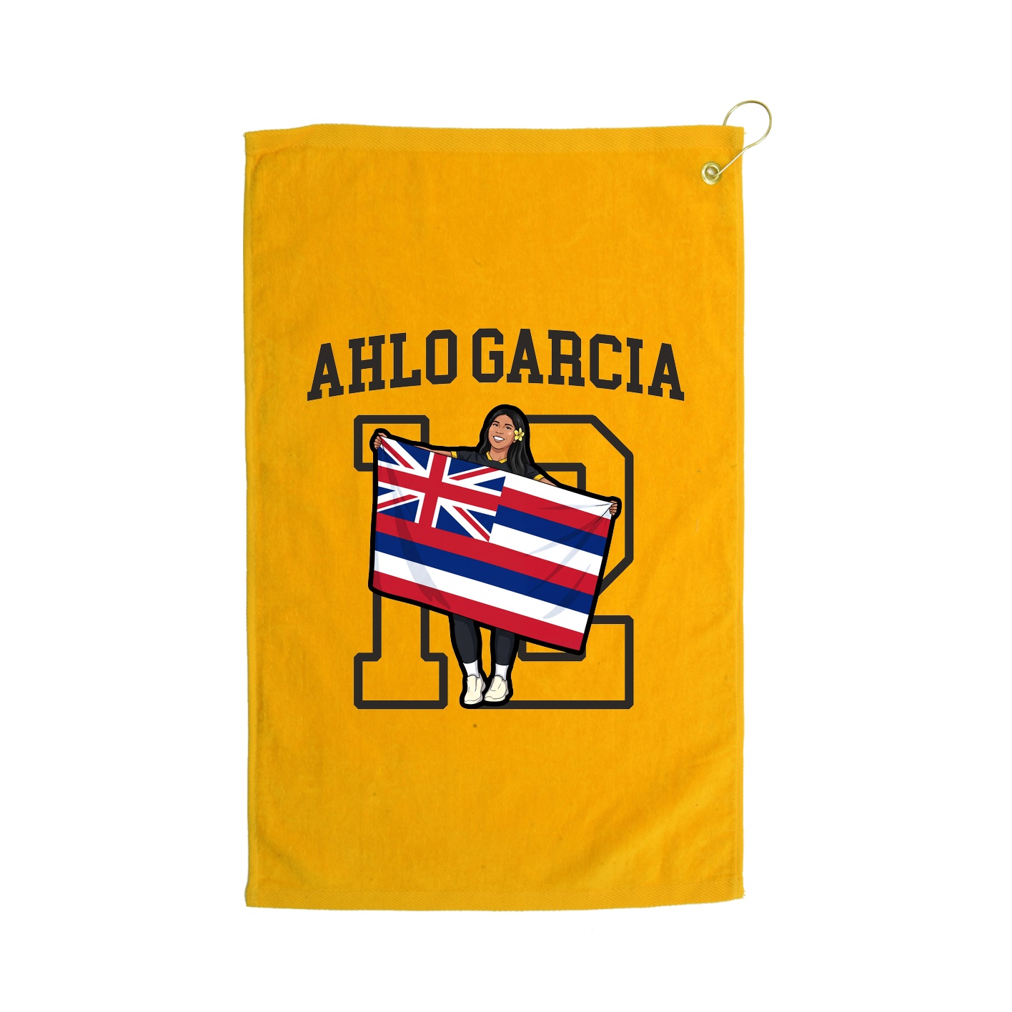 Golf Towel — Shirsey in Gold
