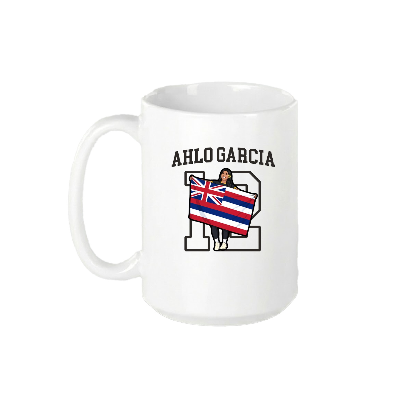 15oz Coffee Mug — Shirsey in White