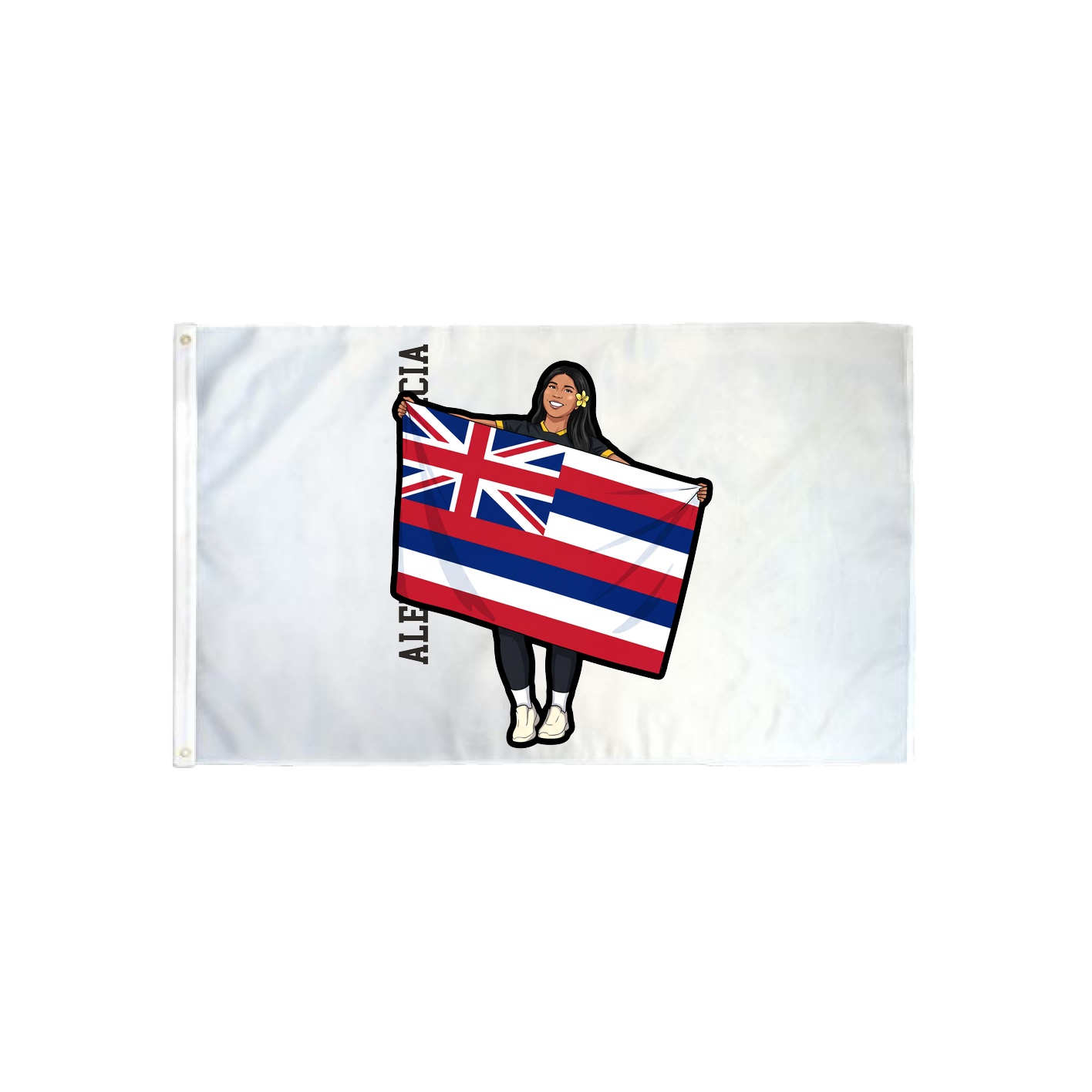 3x5 Flag — Name Vertical in Classic