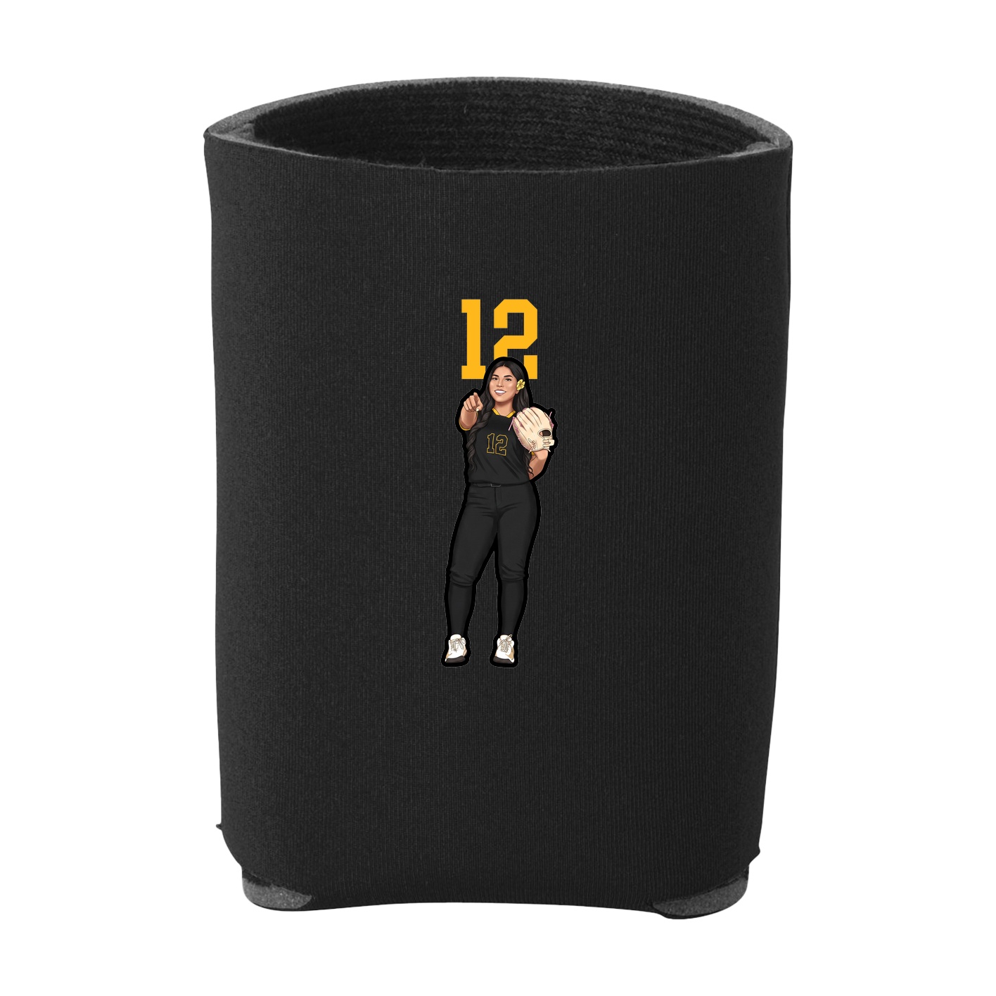 Can Holder — Number Top in Black
