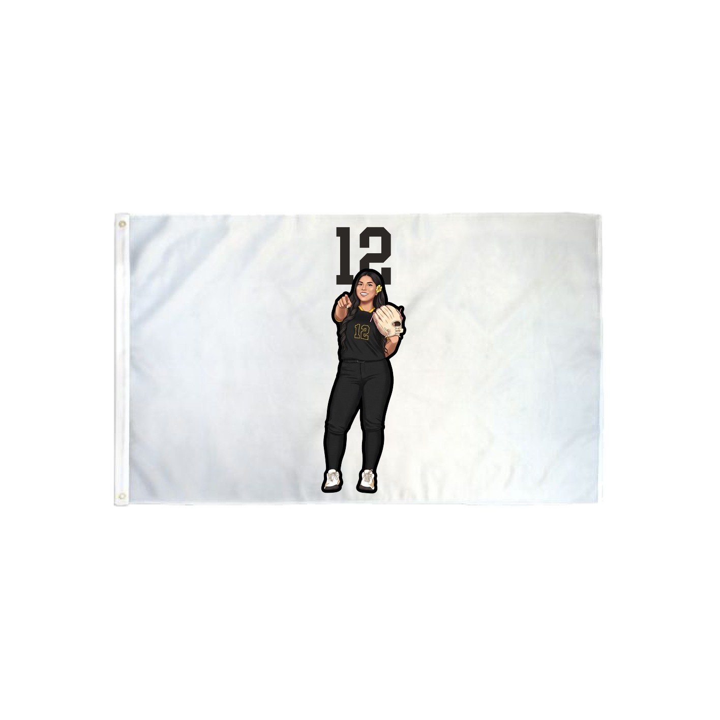 3x5 Flag — Number Top in Classic