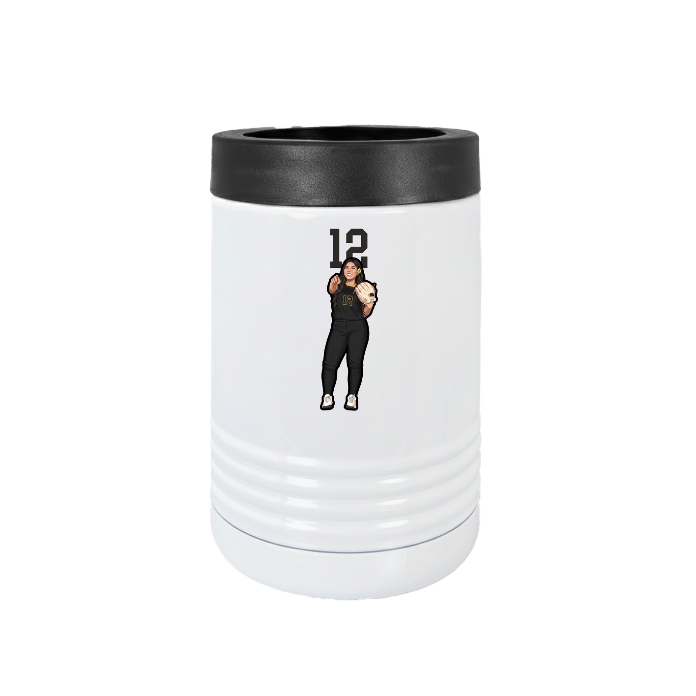 Beverage Holder — Number Top in White