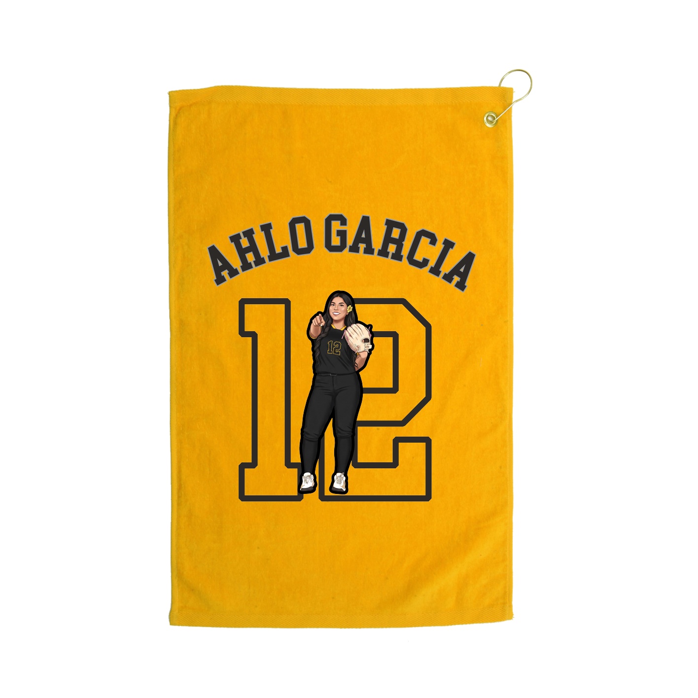 Golf Towel — Shirsey Arch in Gold