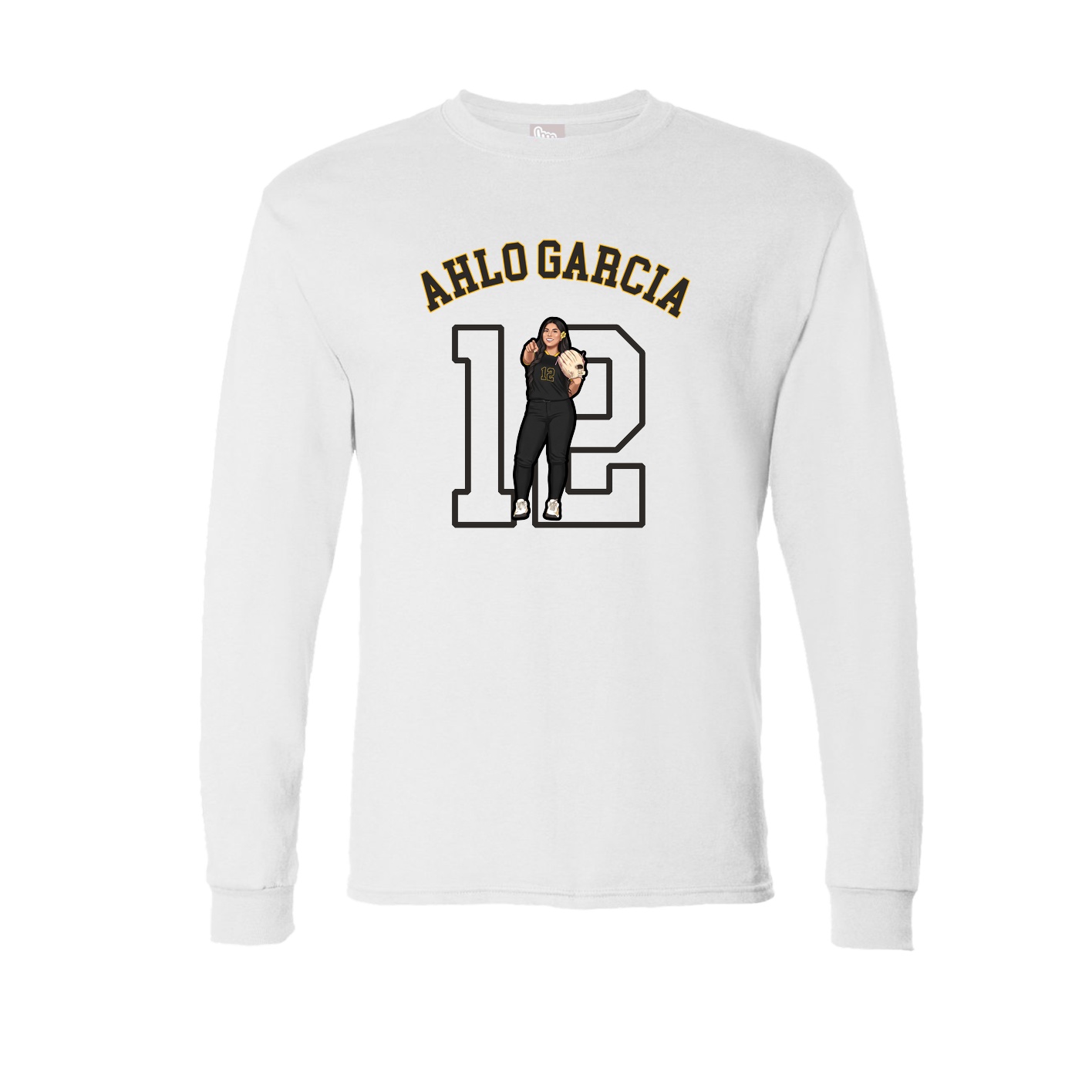 Long Sleeve Tee — Shirsey Arch in White