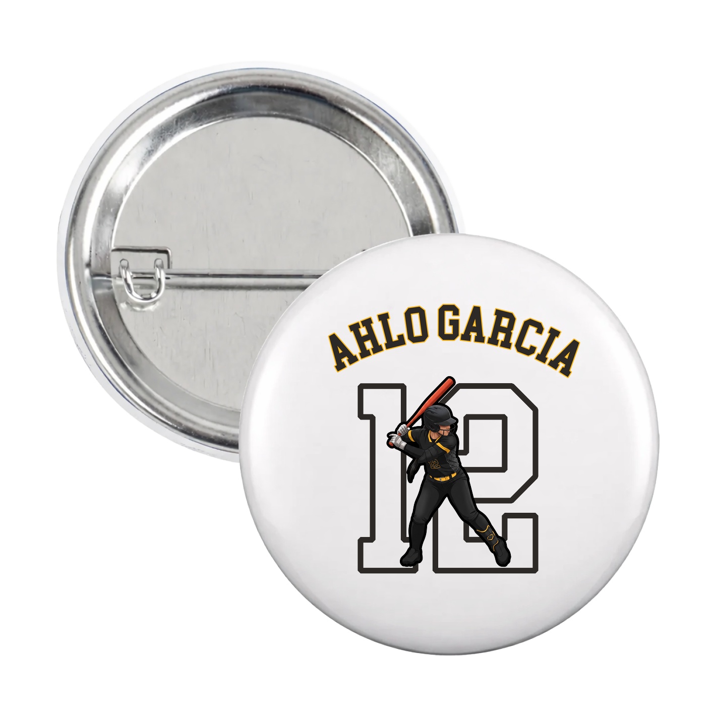 Game Day Button — Shirsey Arch in White