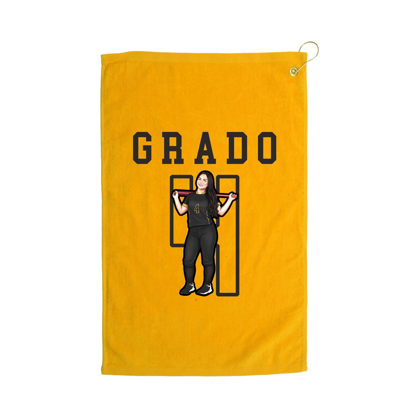 Golf Towel — Shirsey in Gold