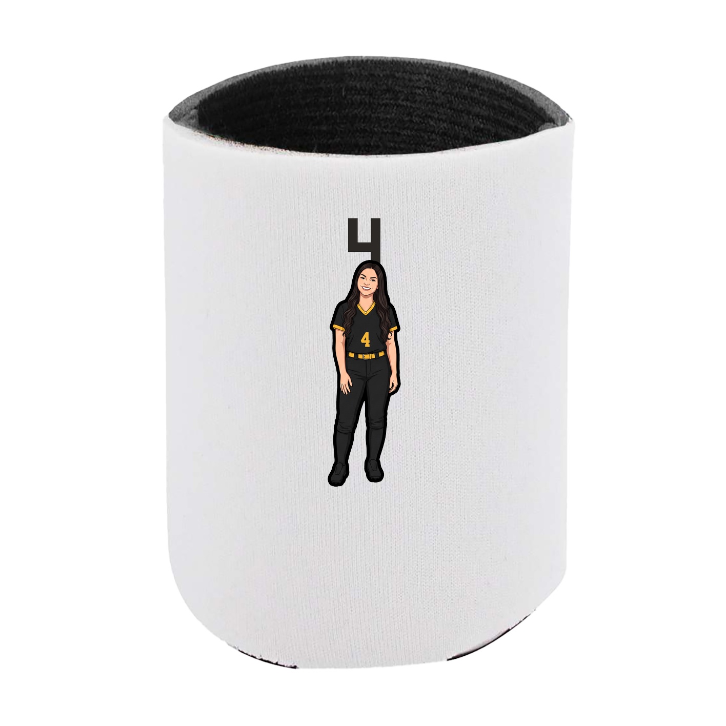 Can Holder — Number Top in White