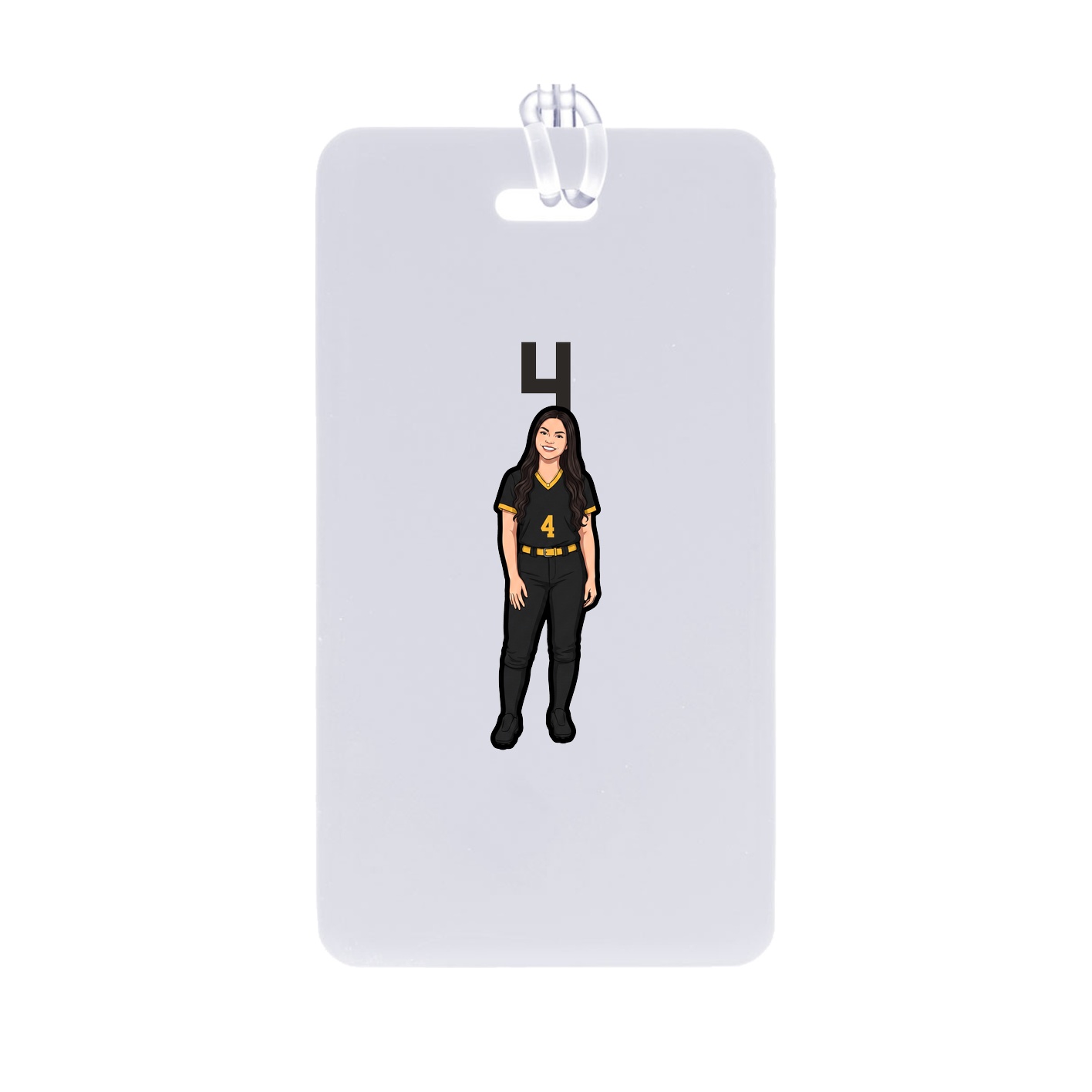 Bag Tag — Number Top in Classic