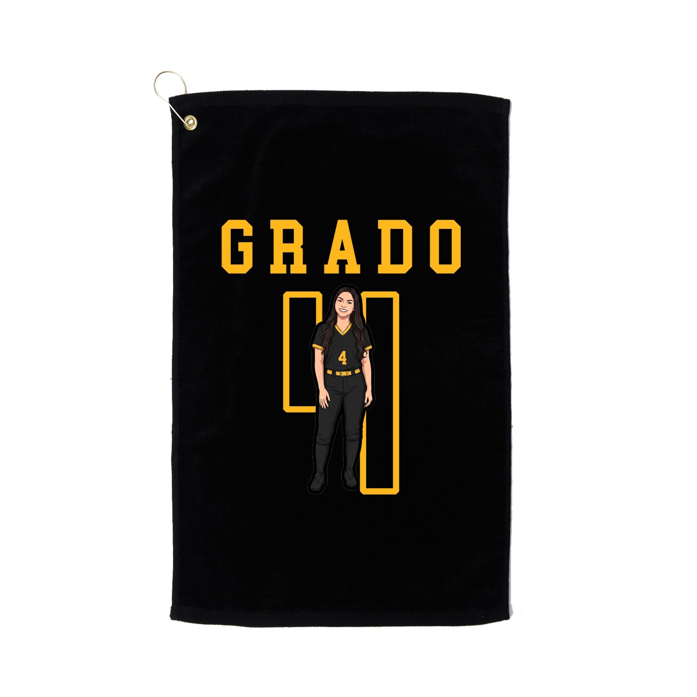 Golf Towel — Shirsey in Black