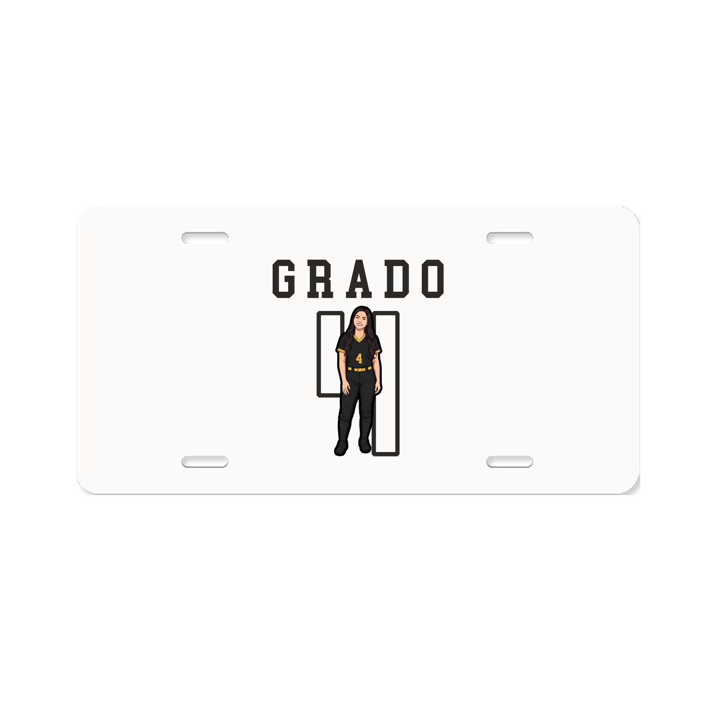 License Plate — Shirsey in Classic
