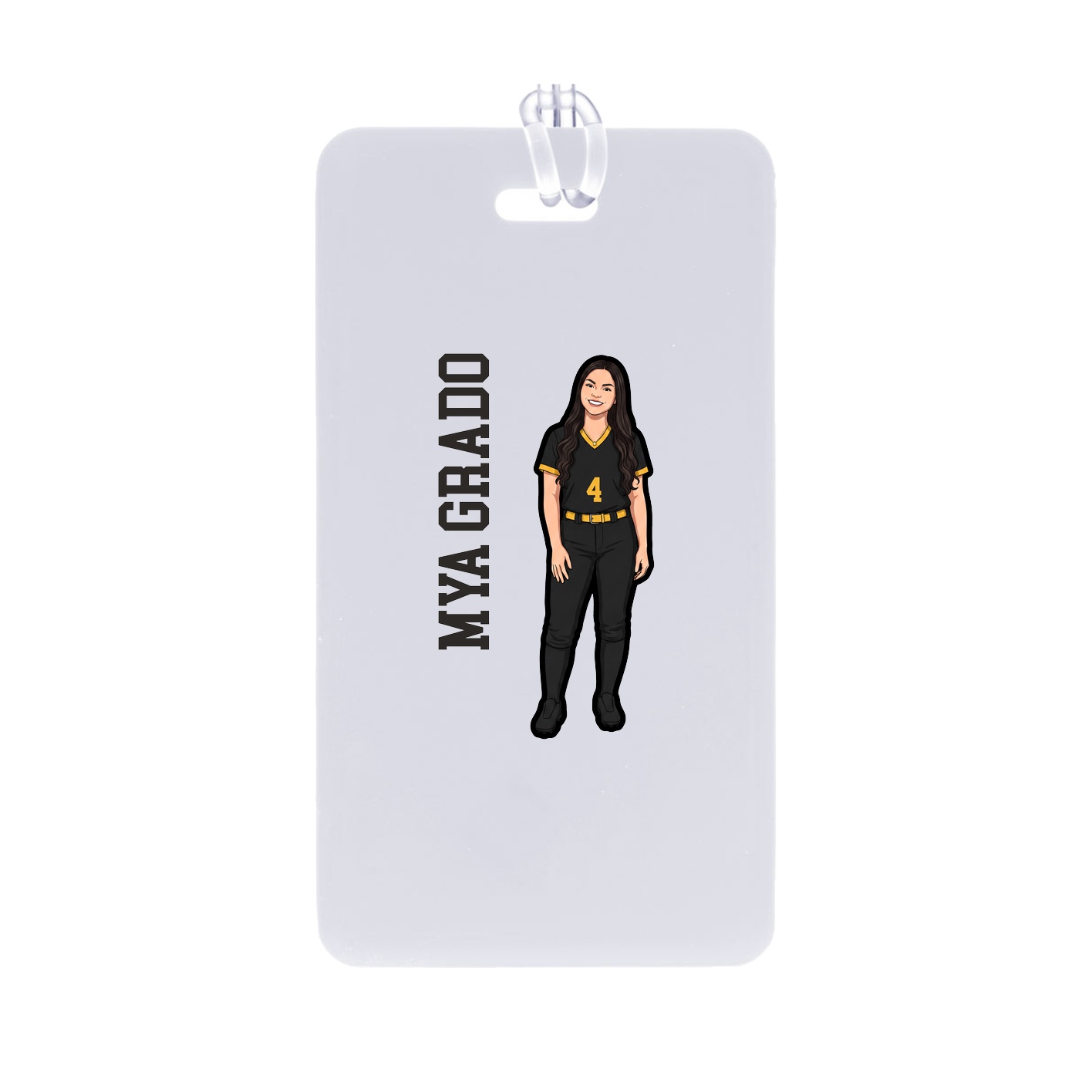 Bag Tag — Name Vertical in Classic