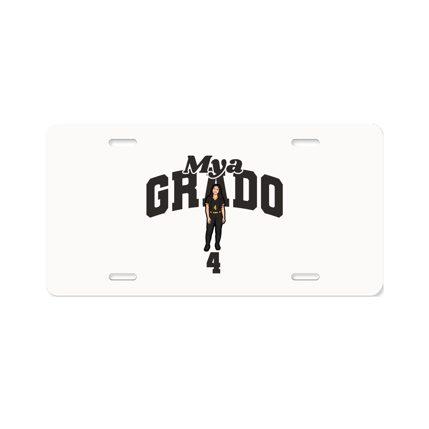 License Plate — Signature Arch in Classic