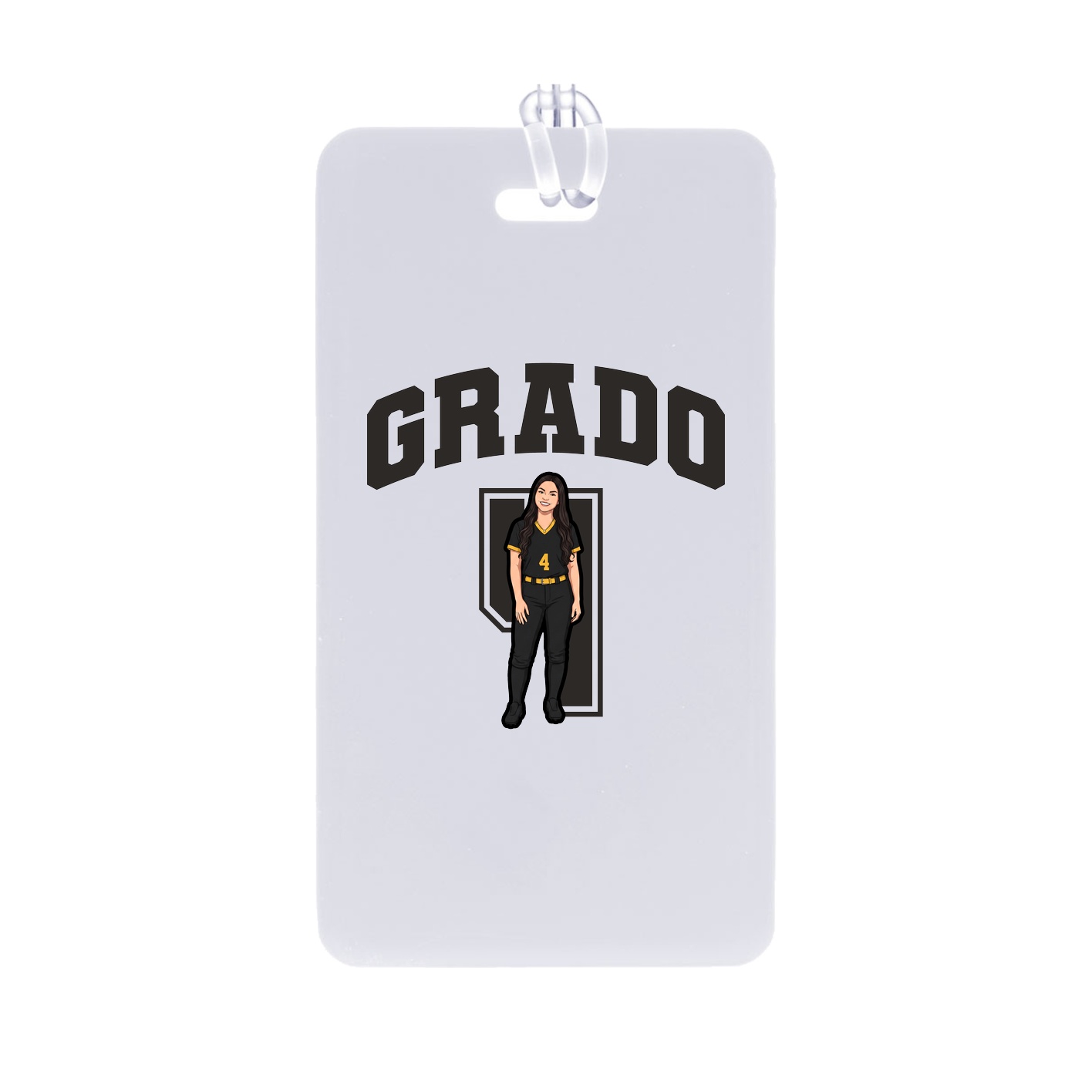 Bag Tag — Number in Classic