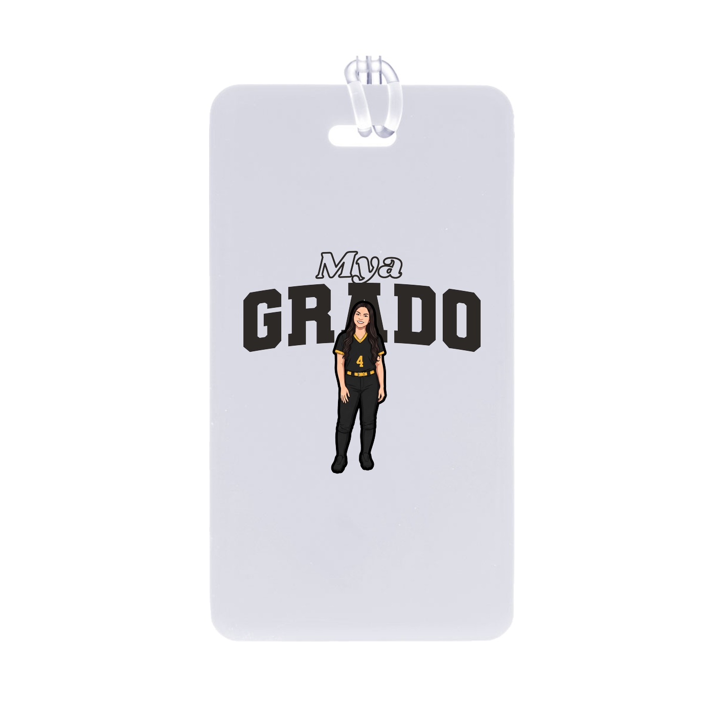 Bag Tag — Name Arch in Classic
