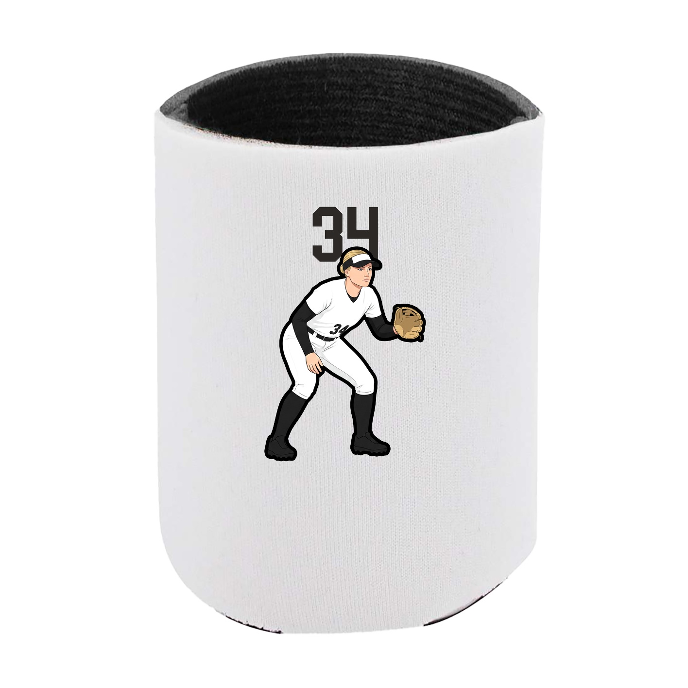 Can Holder — Number Top in White