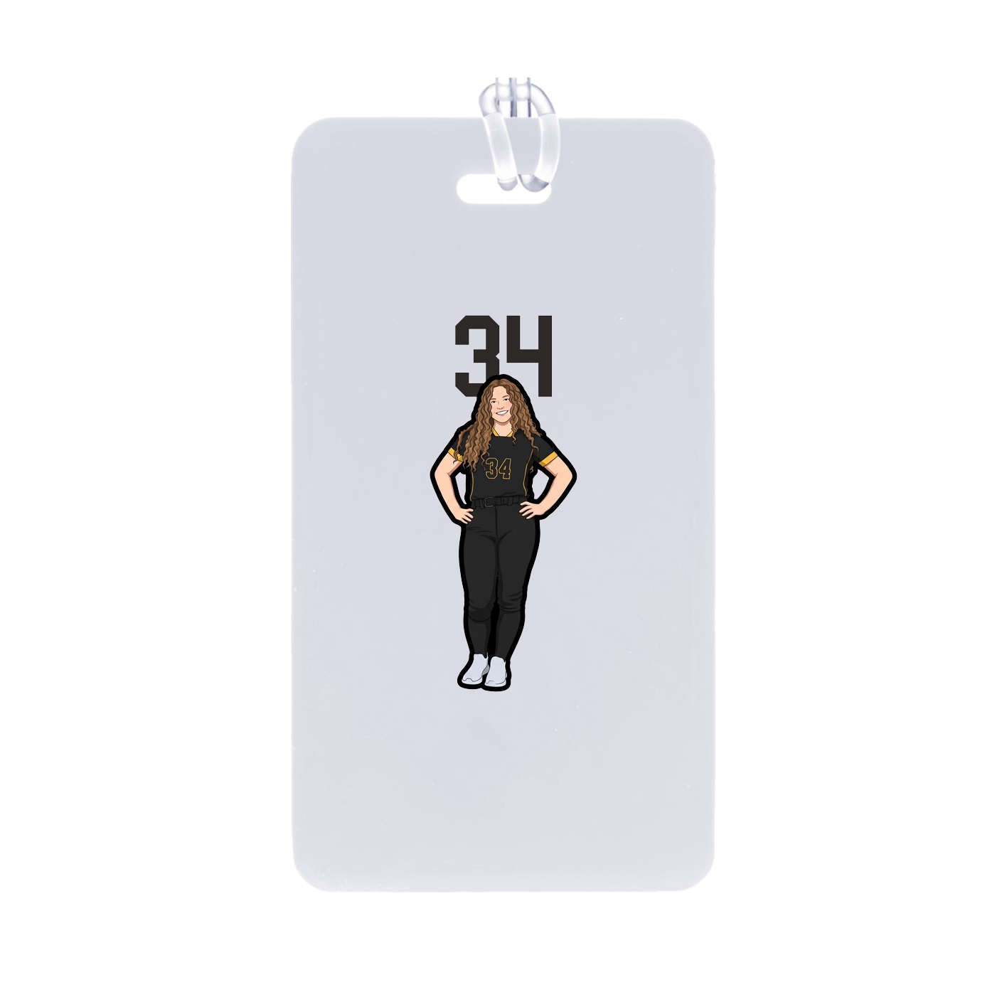 Bag Tag — Number Top in Classic