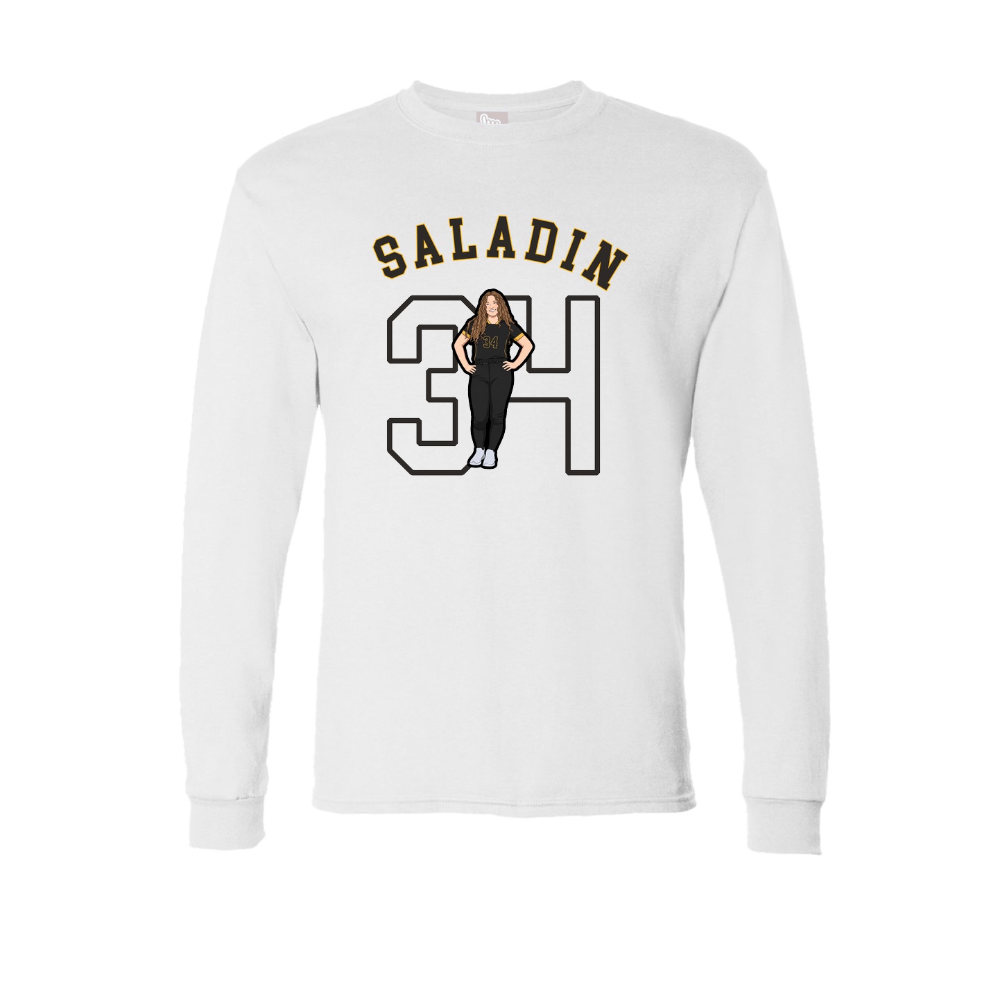 Long Sleeve Tee — Shirsey Arch in White
