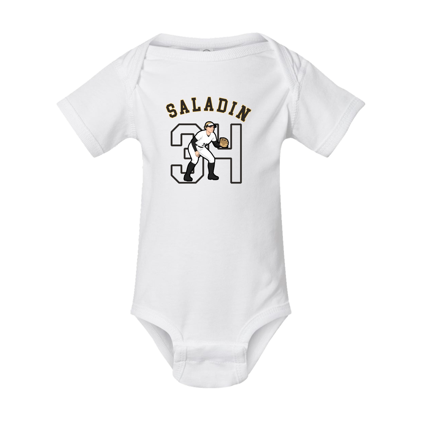 Baby Onesie — Shirsey Arch in White