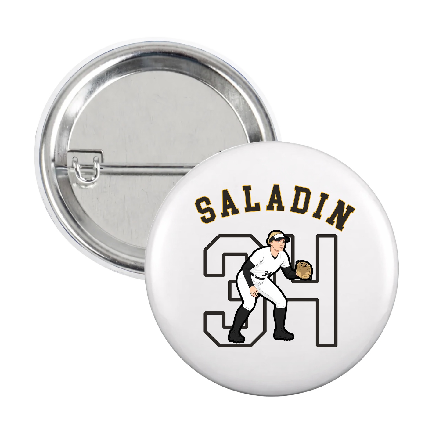 Game Day Button — Shirsey Arch in White
