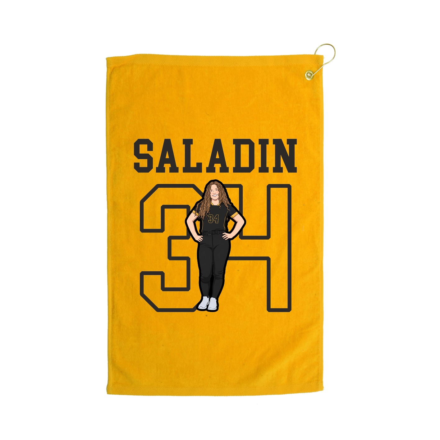 Golf Towel — Shirsey in Gold