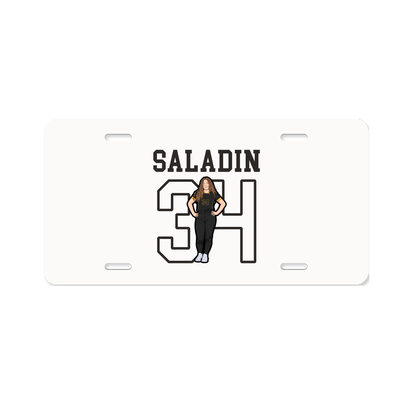 License Plate — Shirsey in Classic