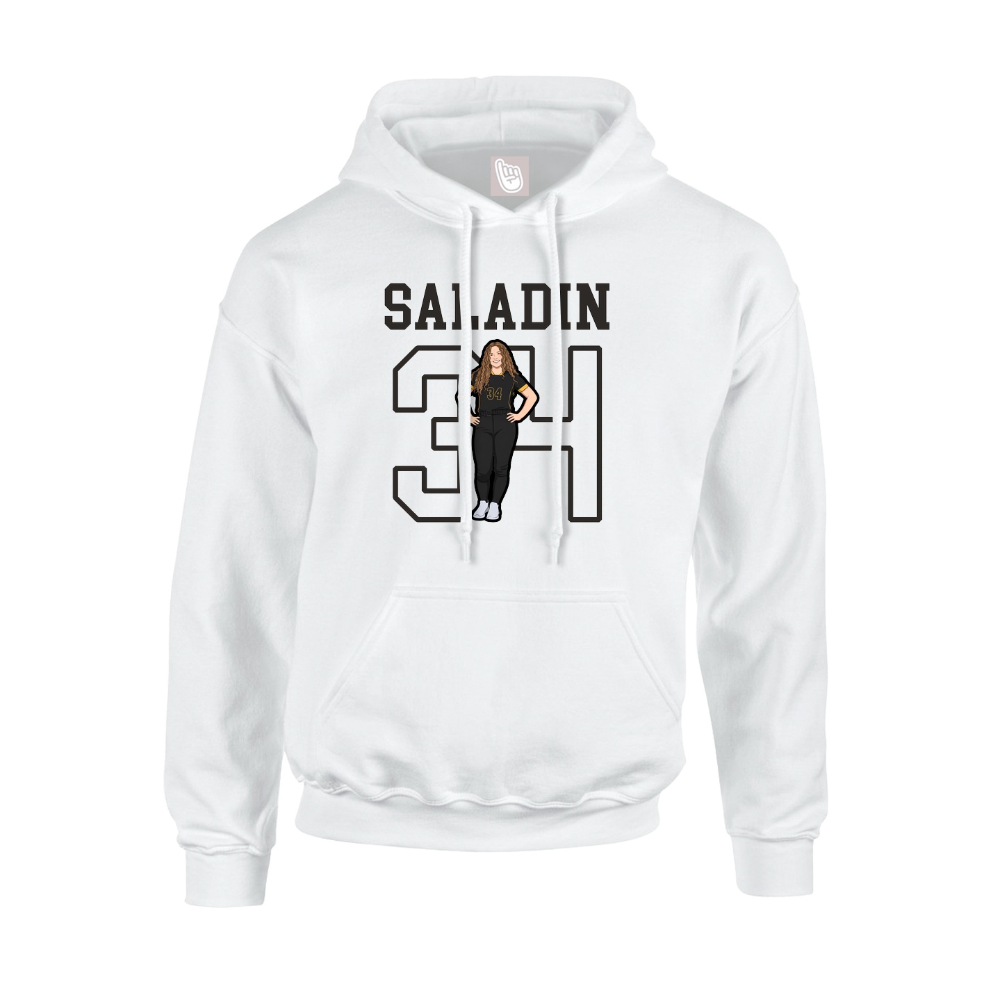 Youth Hoodie — Shirsey in White