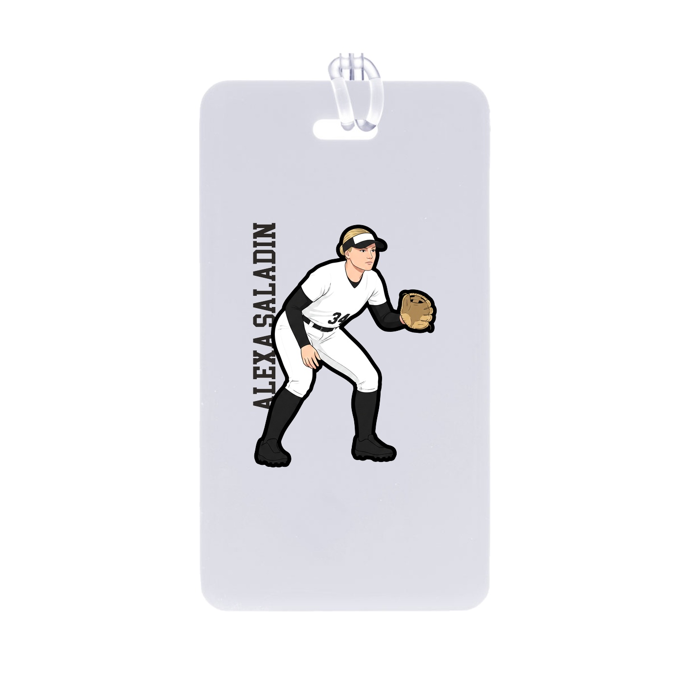 Bag Tag — Name Vertical in Classic