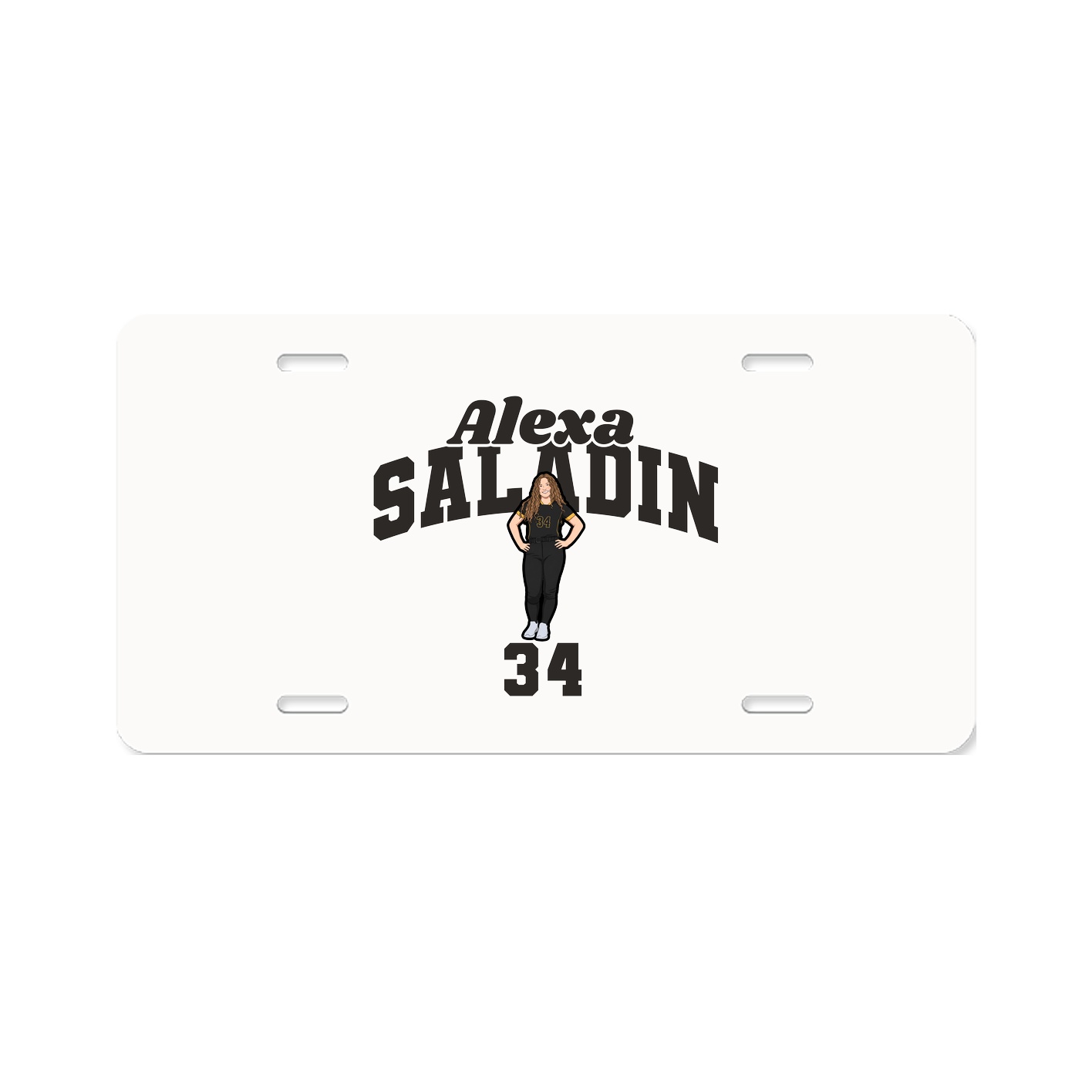 License Plate — Signature Arch in Classic