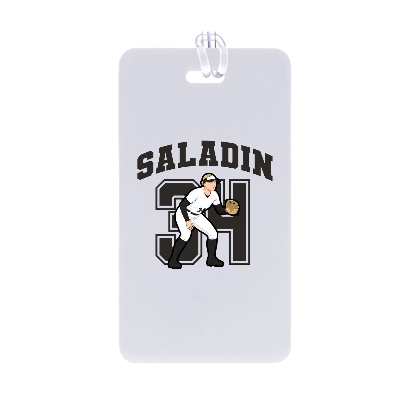 Bag Tag — Number in Classic
