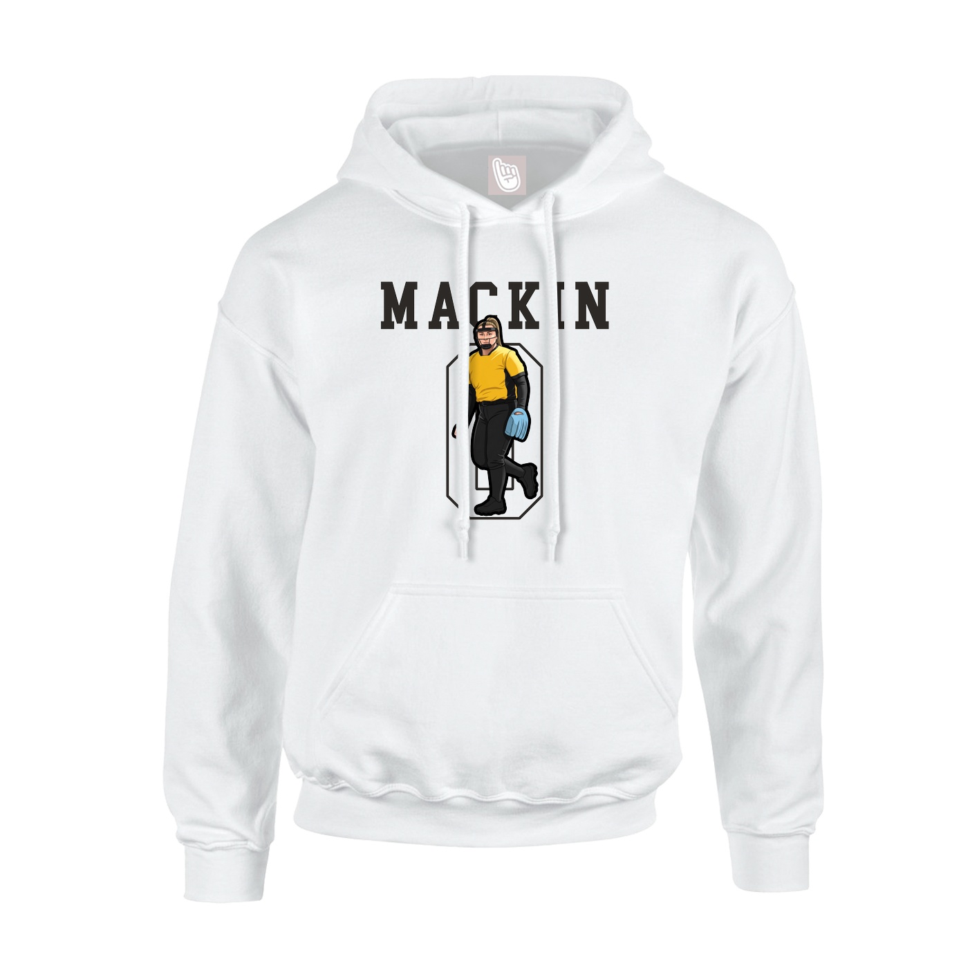 Hoodie — Shirsey in White