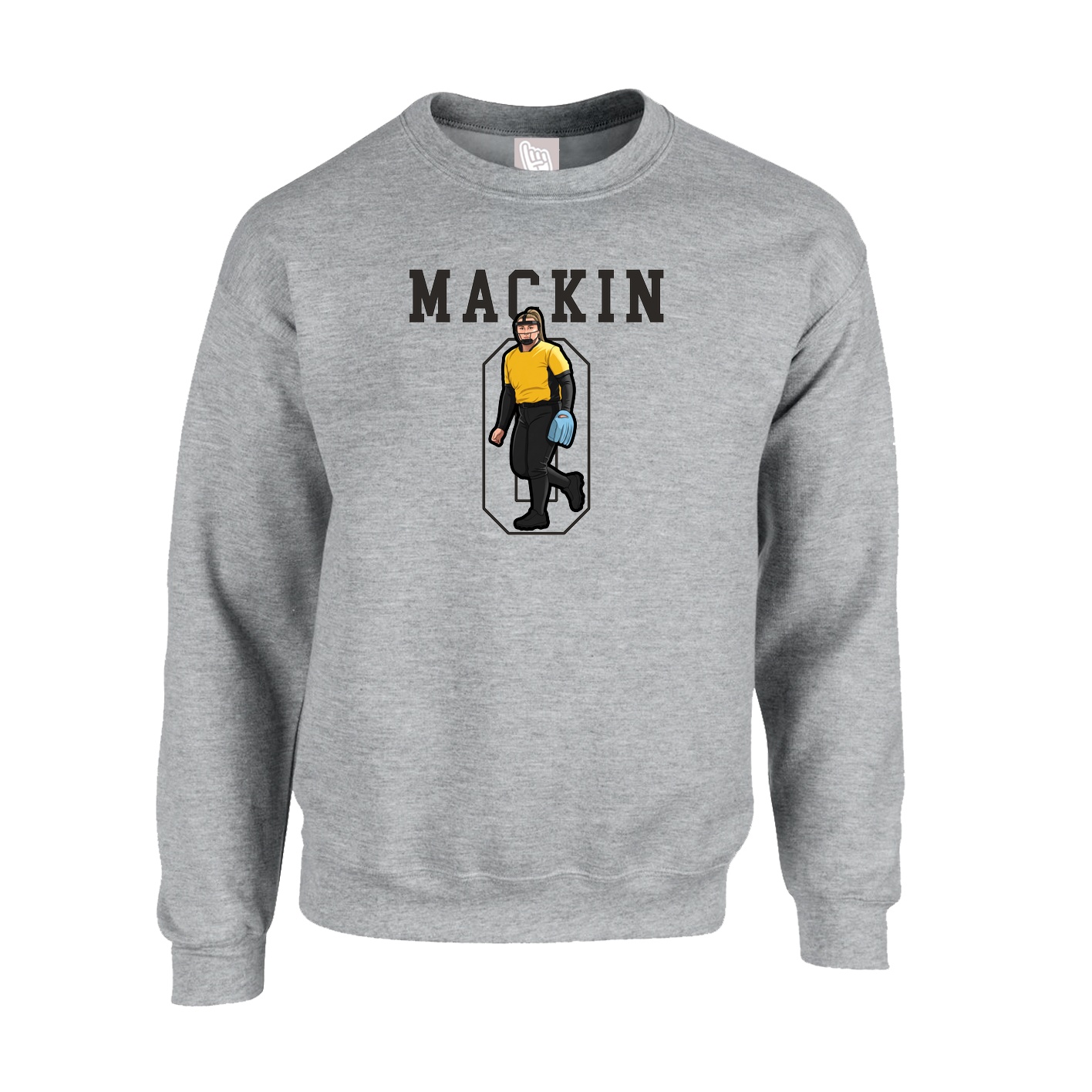 Fleece Crew — Shirsey in Grey