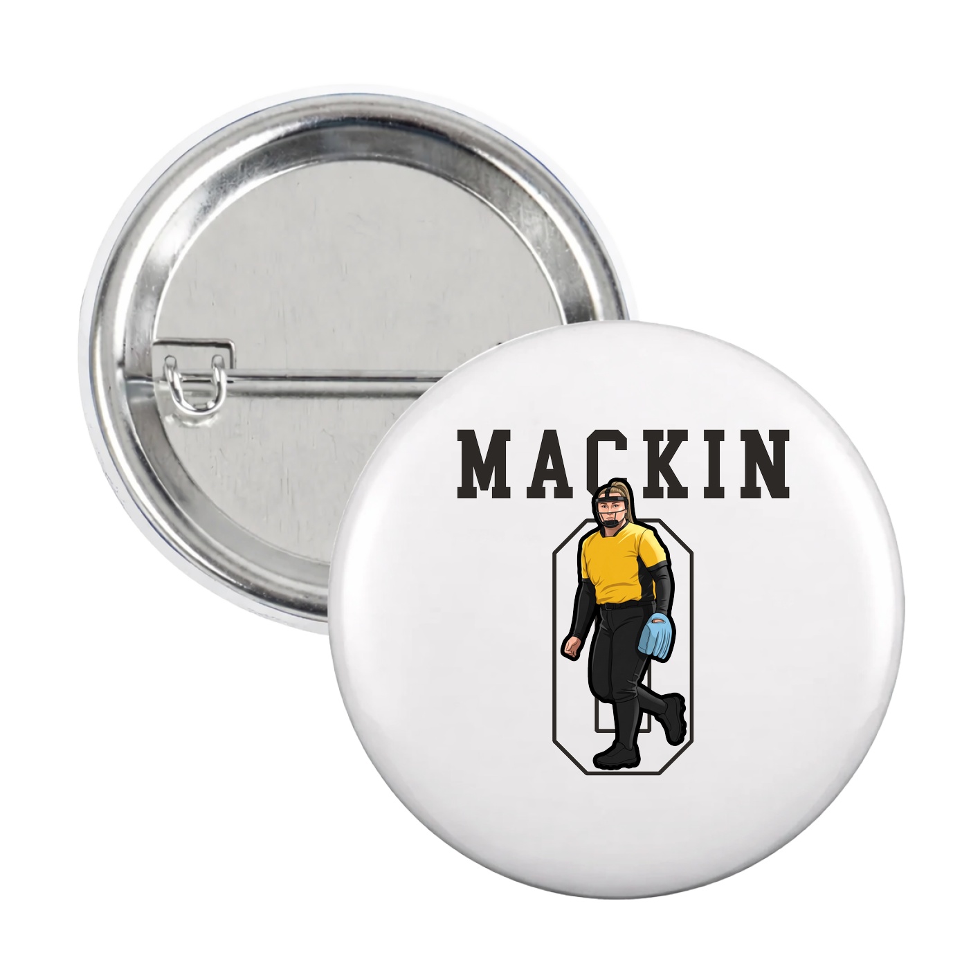 Game Day Button — Shirsey in White