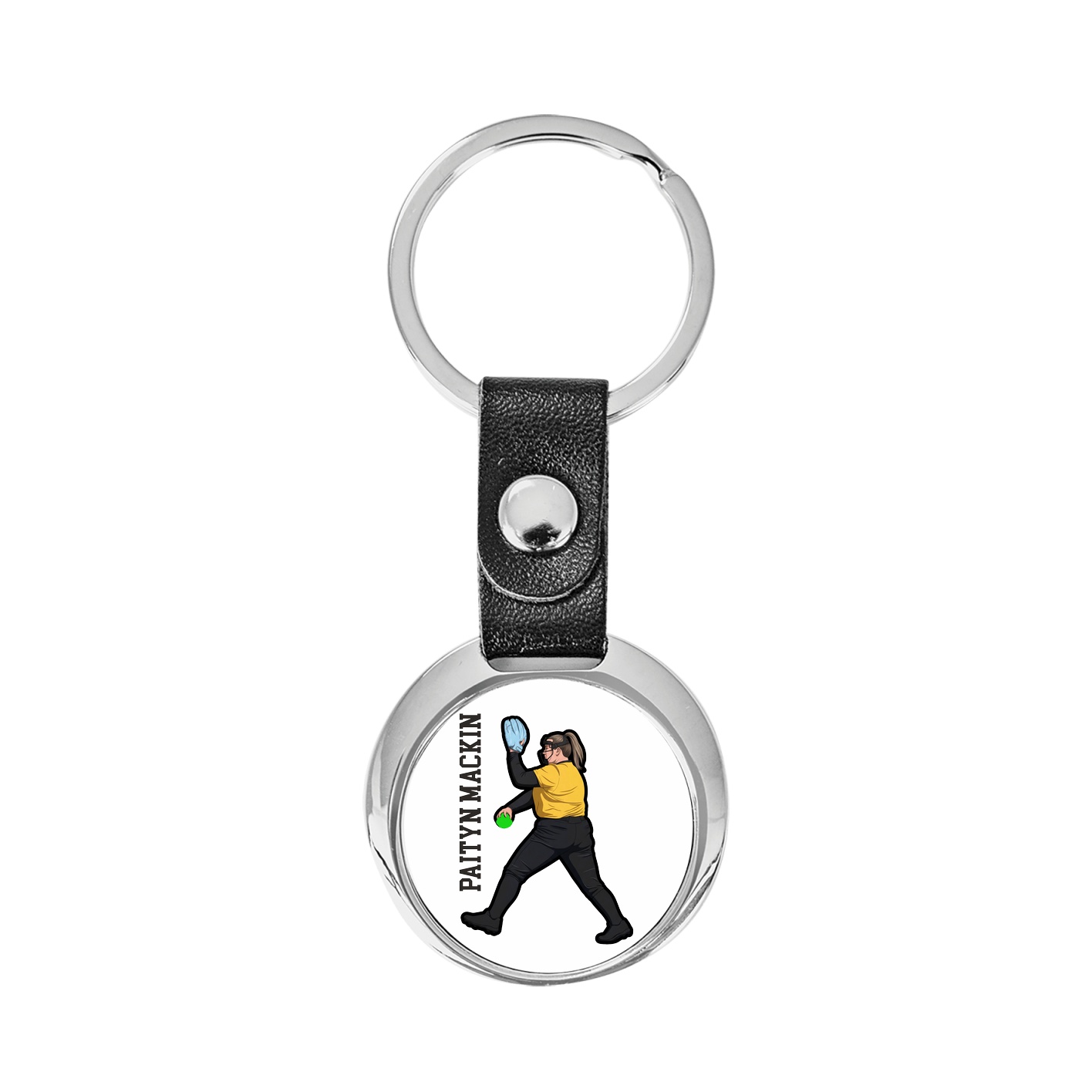 Key Chain — Name Vertical in Classic