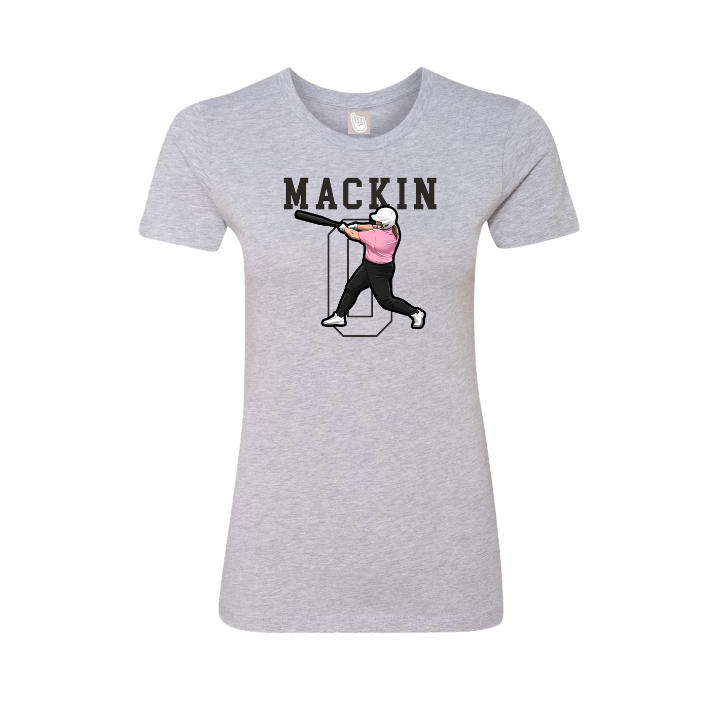 Fitted Women's Tee — Shirsey in Grey