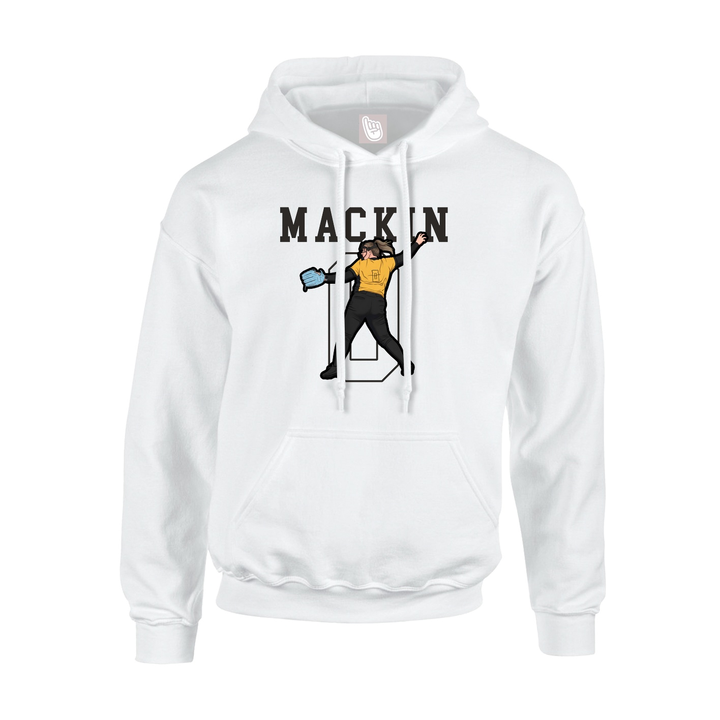 Hoodie — Shirsey in White