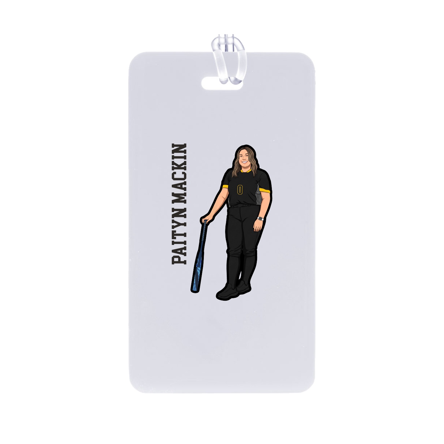 Bag Tag — Name Vertical in Classic