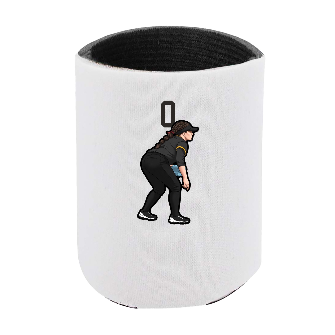 Can Holder — Number Top in White