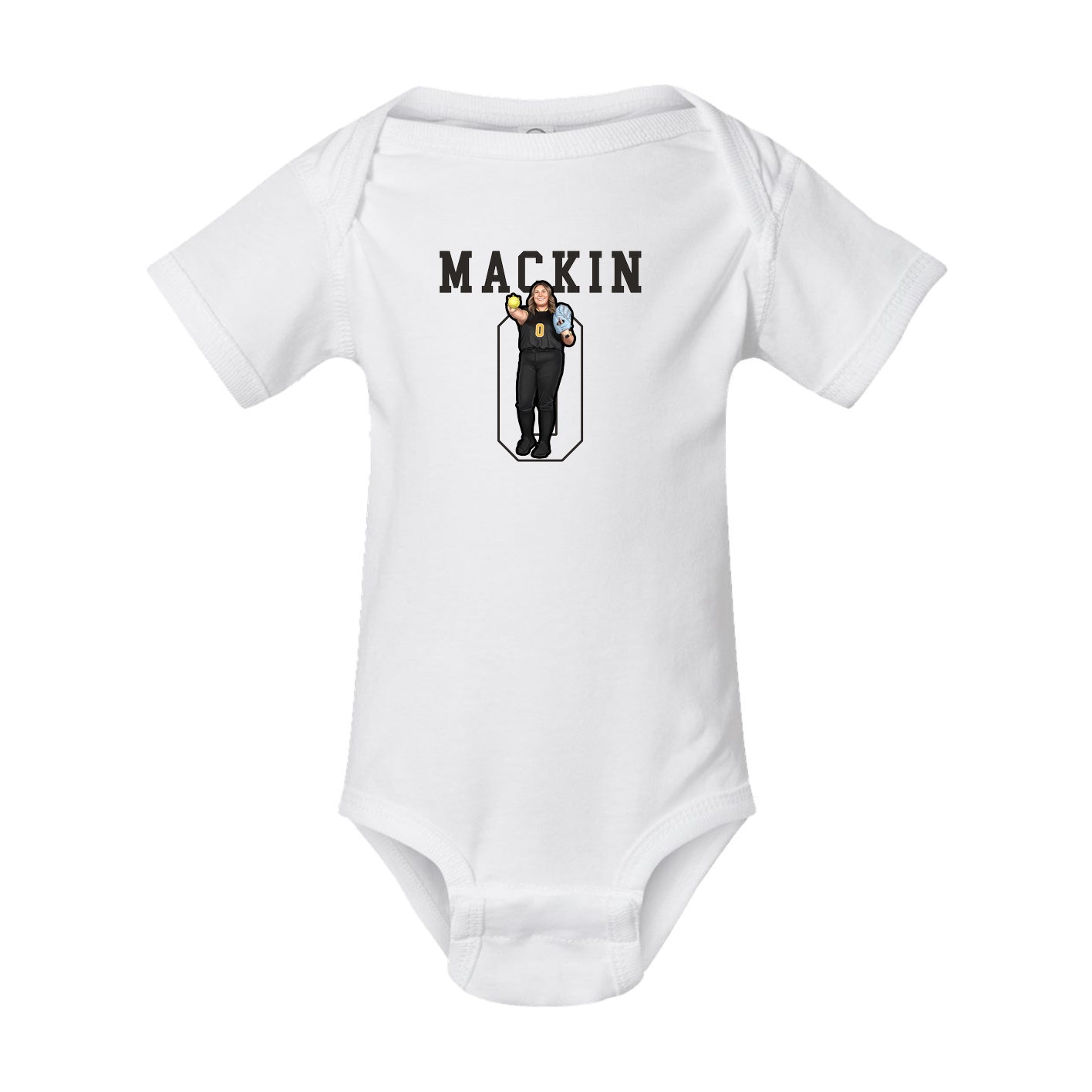 Baby Onesie — Shirsey in White
