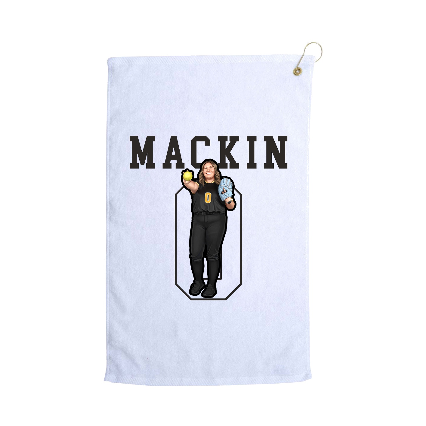 Golf Towel — Shirsey in White