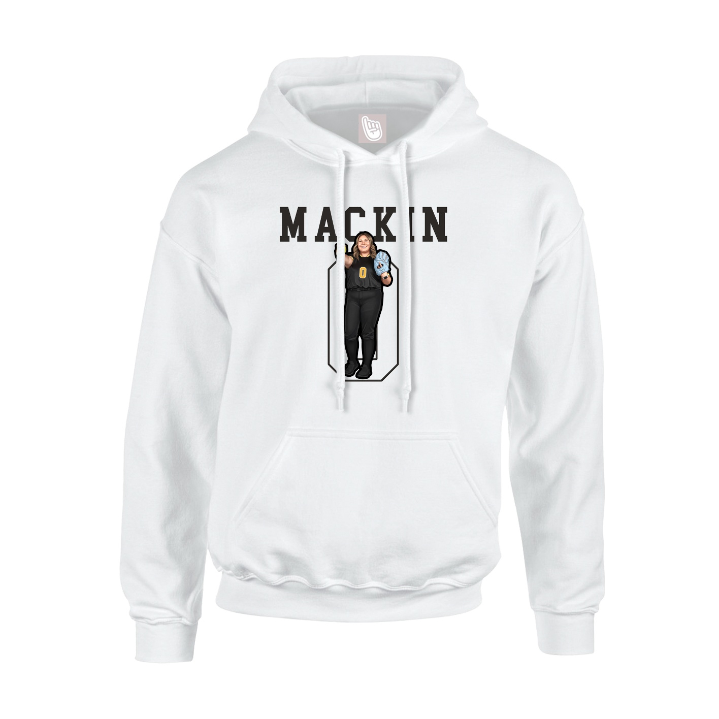 Hoodie — Shirsey in White