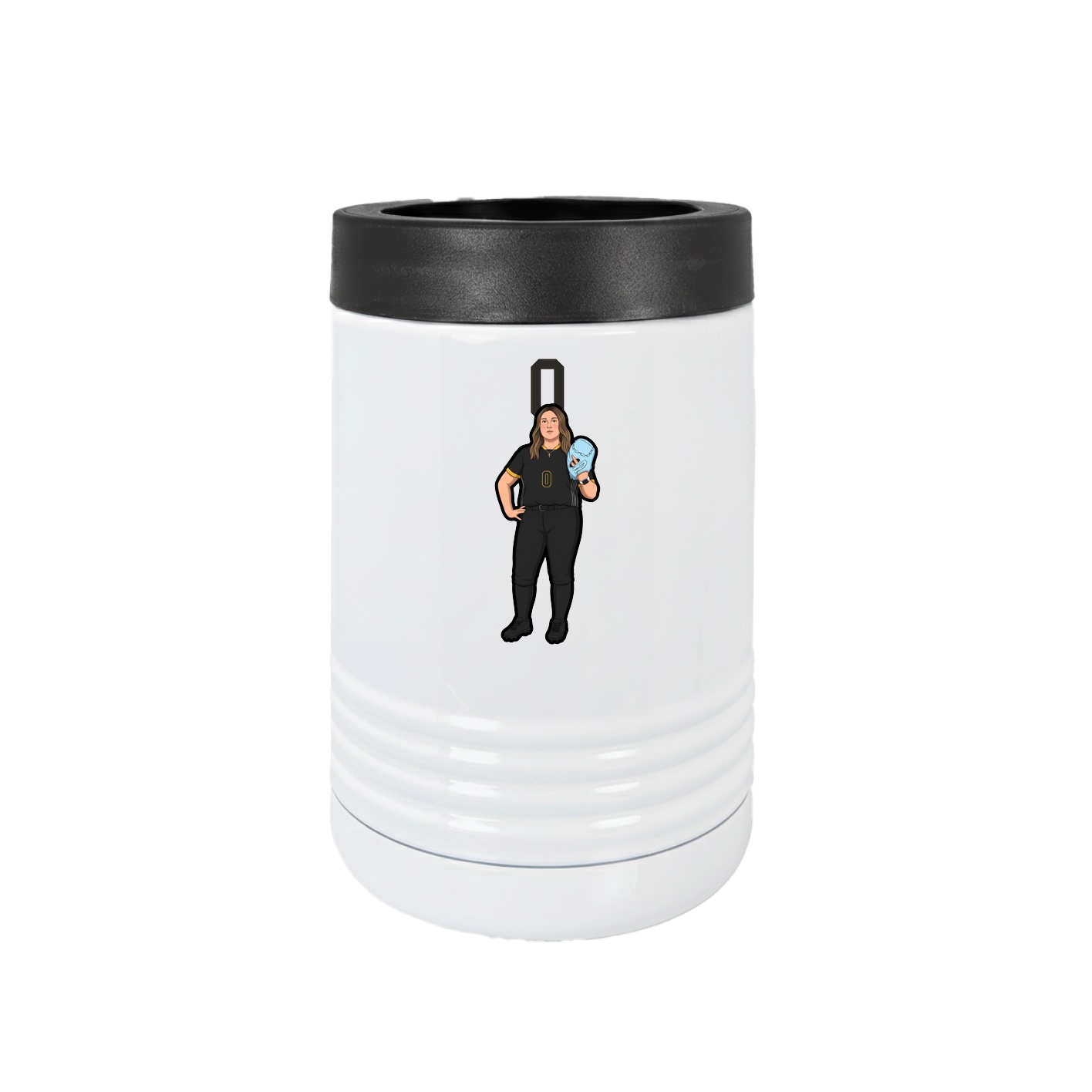 Beverage Holder — Number Top in White