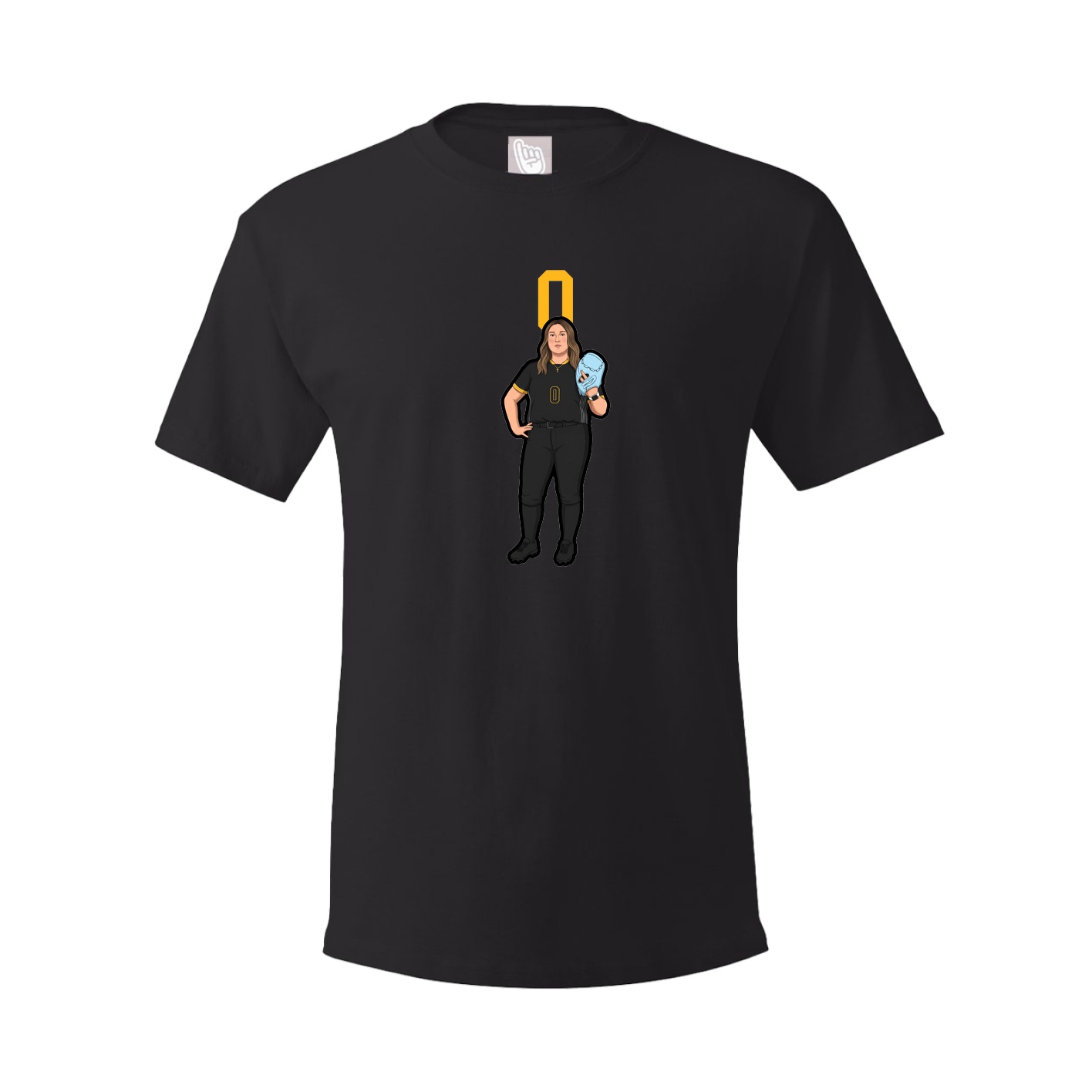 Tee — Number Top in Black