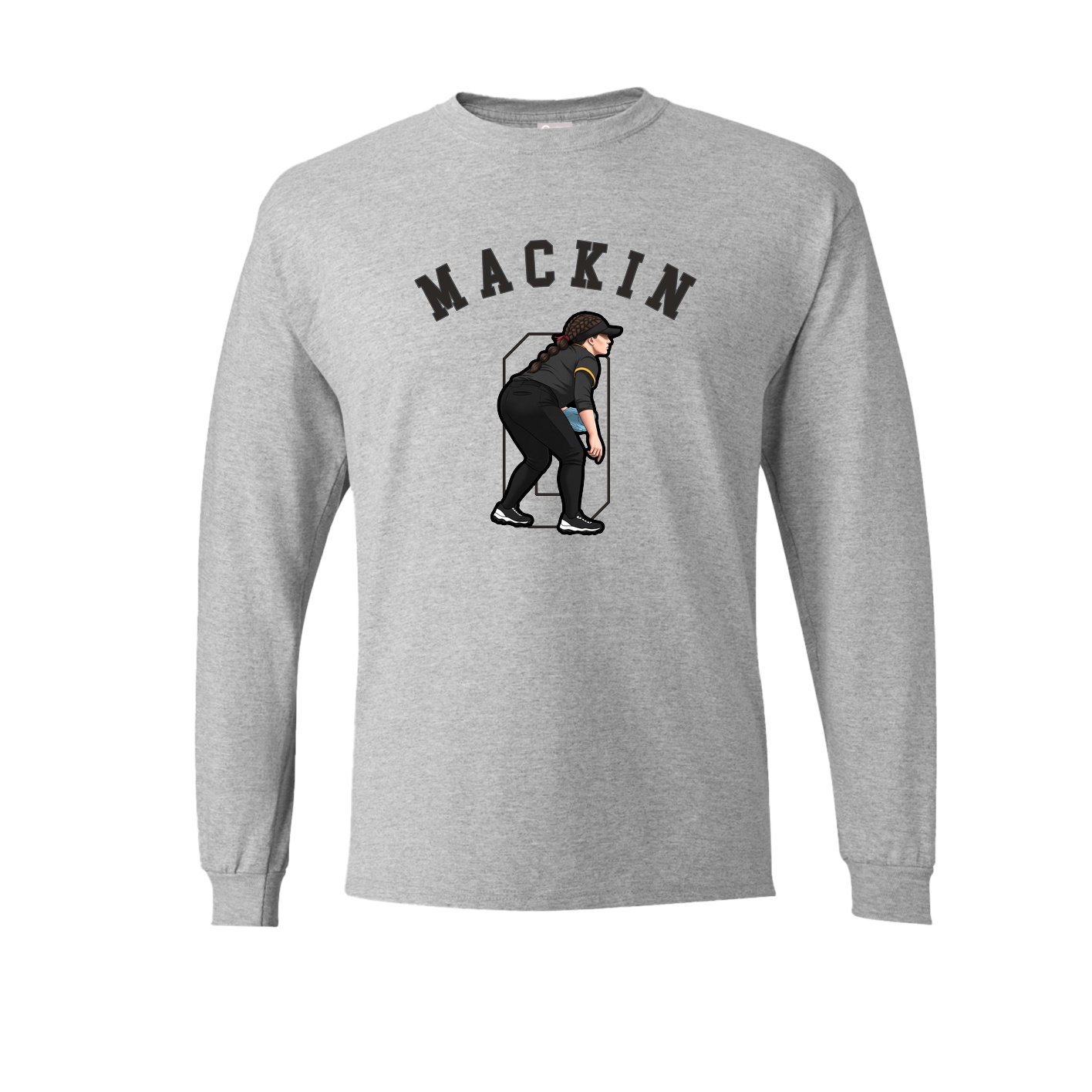 Long Sleeve Tee — Shirsey Arch in Grey