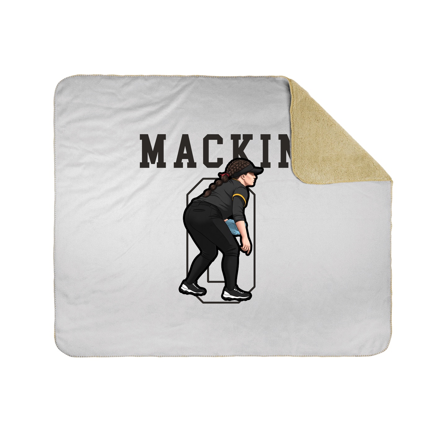 Throw Blanket — Shirsey in White