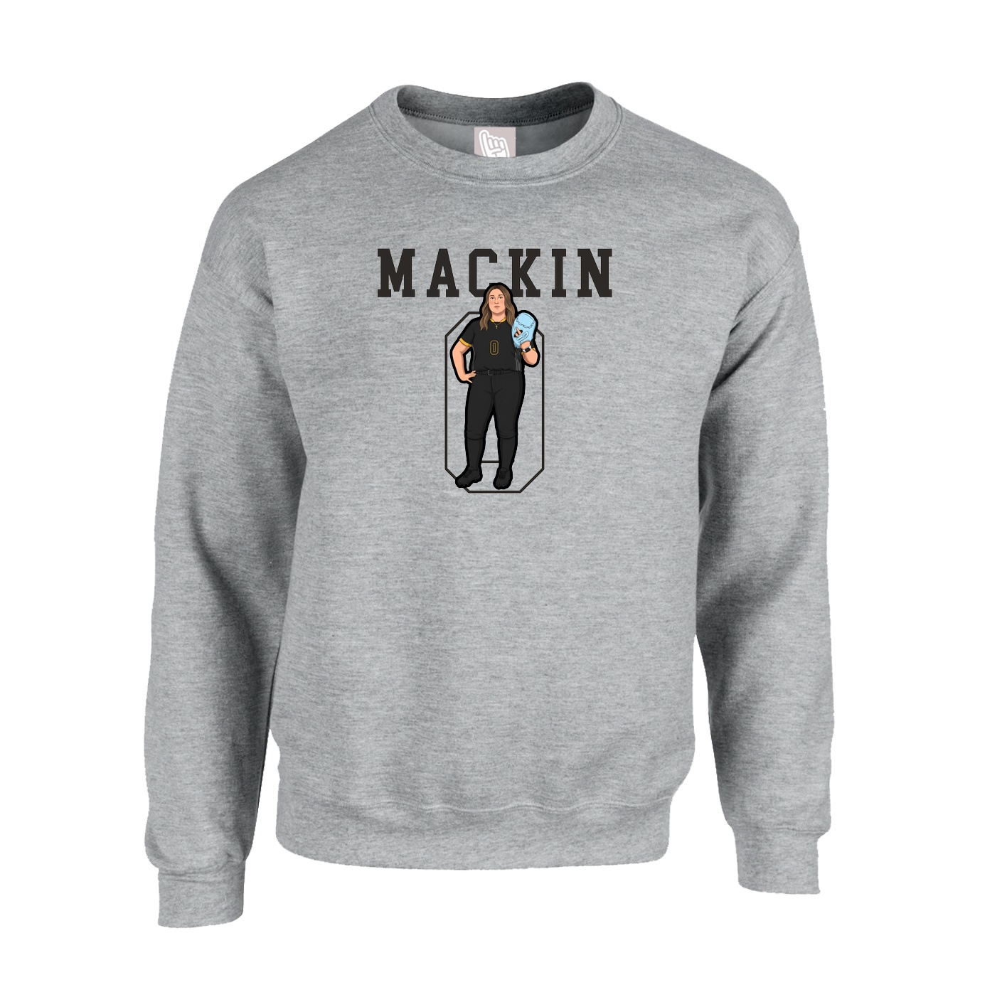 Fleece Crew — Shirsey in Grey